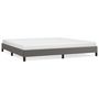 Voir la diapositive 2 : VIDAXL Cadre de lit sans matelas gris 200x200 cm similicuir