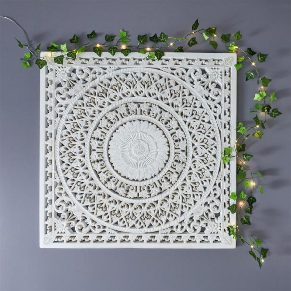 Paris Prix Décoration Murale en Bois  Moulure  80cm Blanc