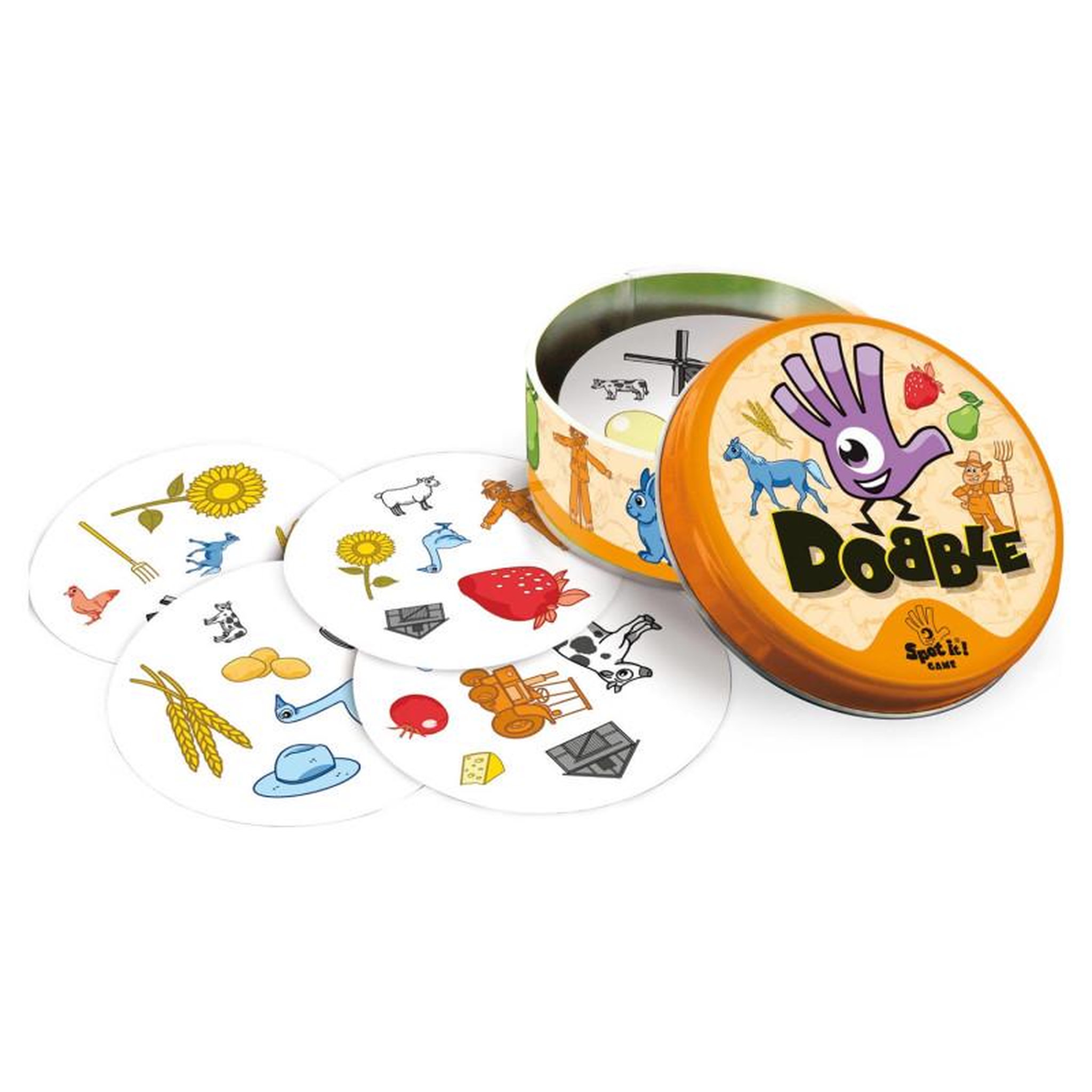 Voir la diapositive 4 : Asmodee Asmodee - Dobble Farm Card Game ASM01-014