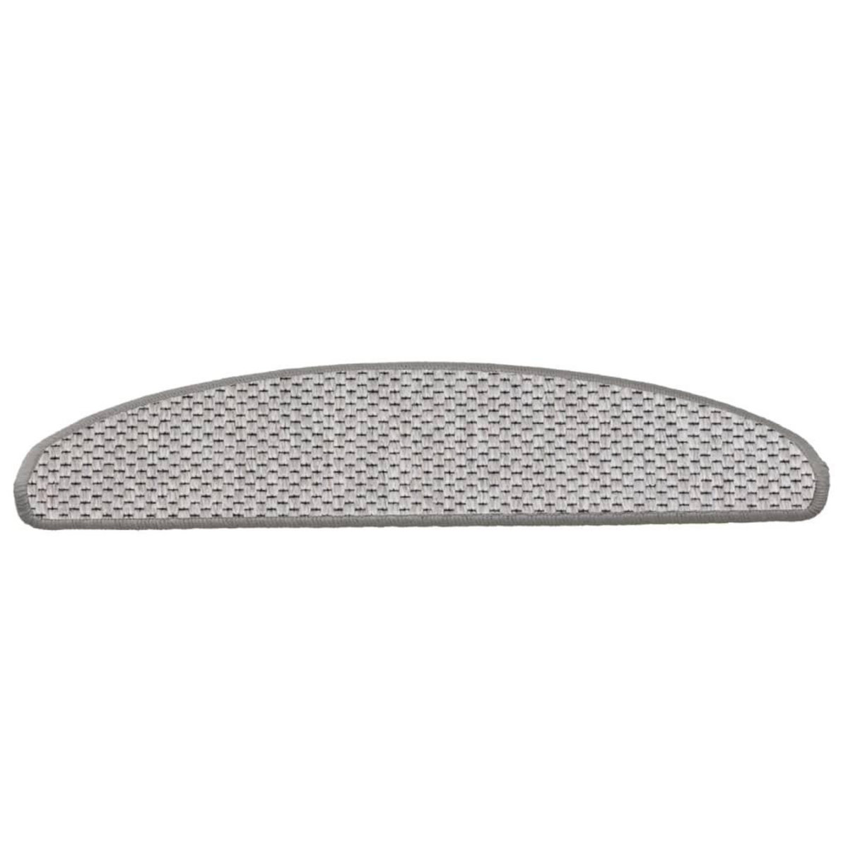 VIDAXL Tapis d'escalier autocollants aspect sisal 15 pcs 65x21x4 cm