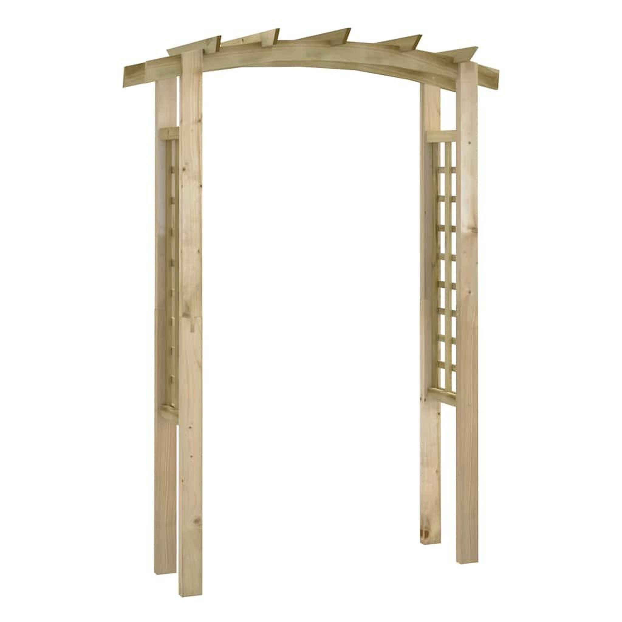 Voir la diapositive 2 : VIDAXL Voute en treillis 150x60x210 cm bois