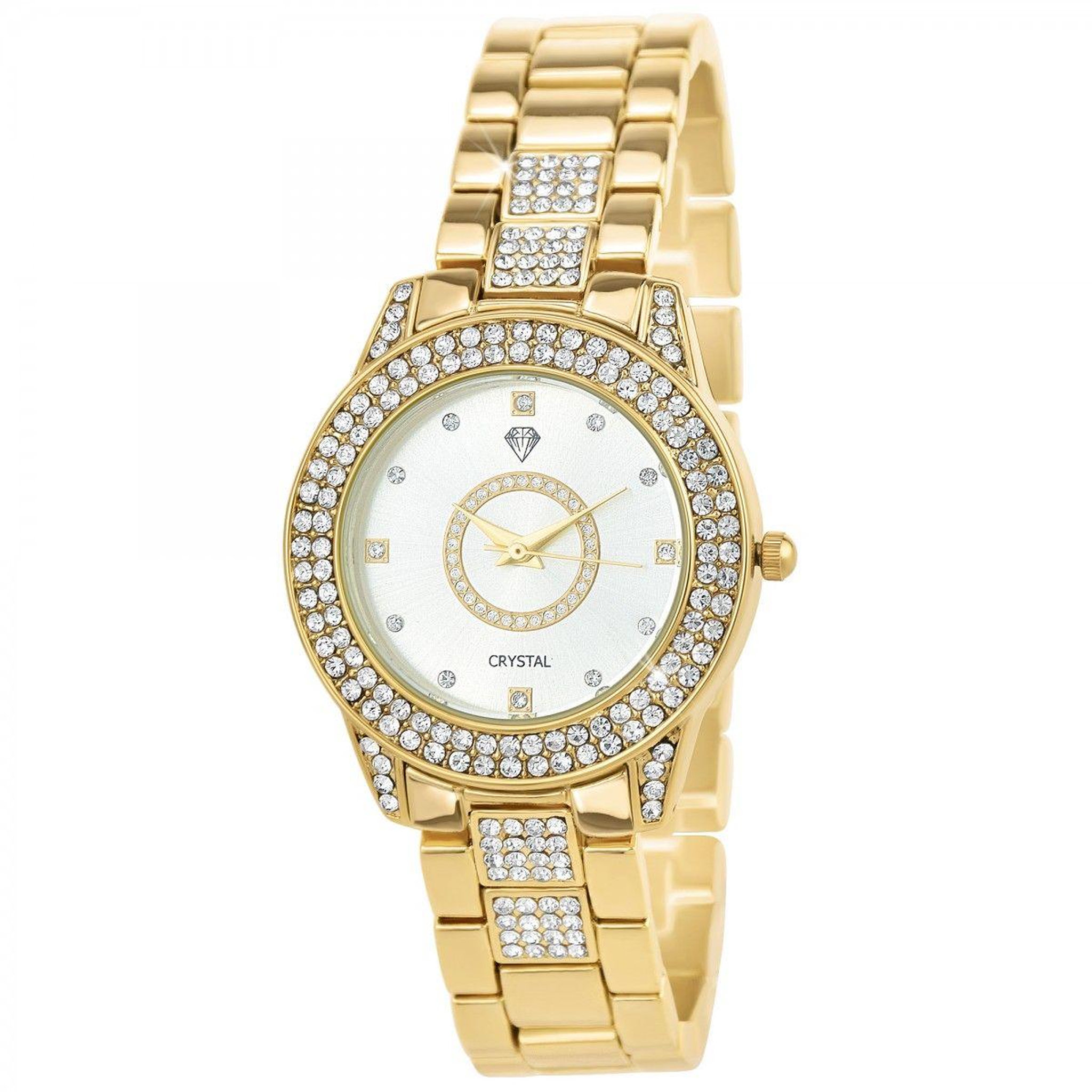 SC CRYSTAL Montre Enora élégante ornée de Cristaux scintillants par SC Crystal