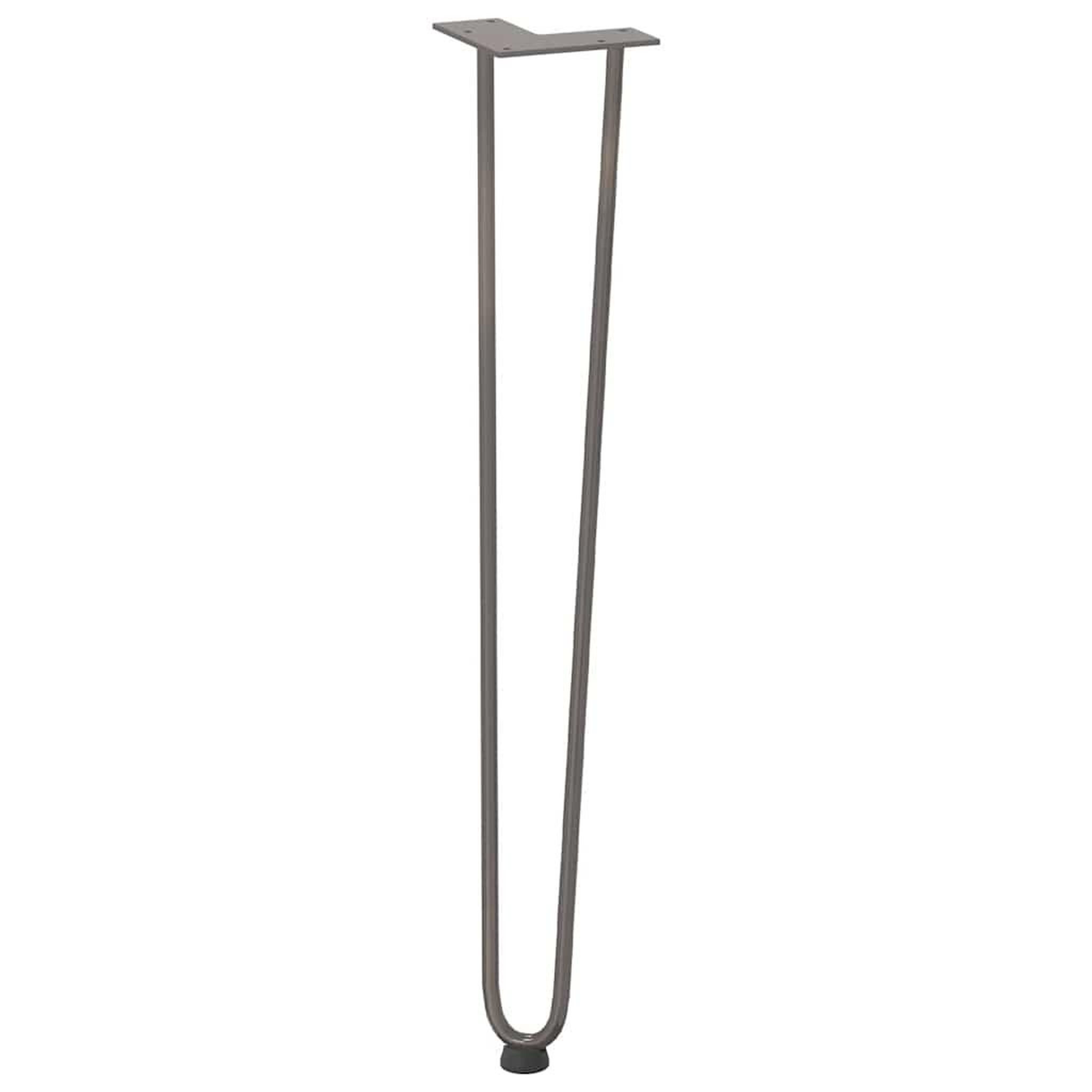 Voir la diapositive 4 : VIDAXL Pieds de table en forme d'epingle a cheveux 72 cm acier massif