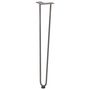 Voir la diapositive 4 : VIDAXL Pieds de table en forme d'epingle a cheveux 72 cm acier massif