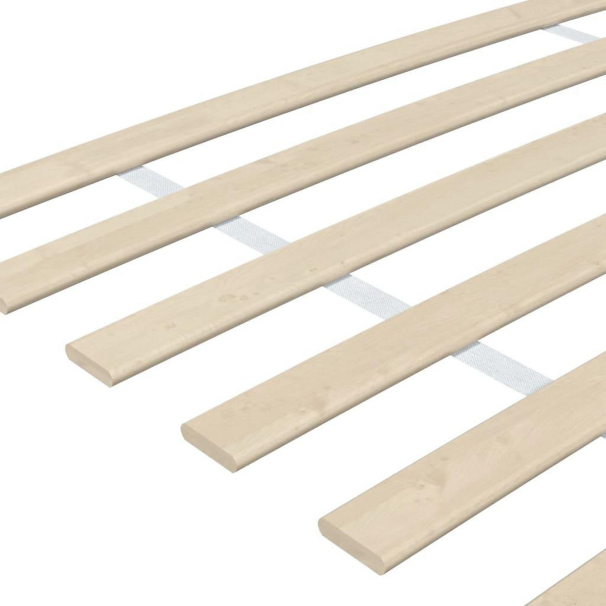 VIDAXL Sommiers a lattes avec 34 lattes 2 pcs 80x200 cm