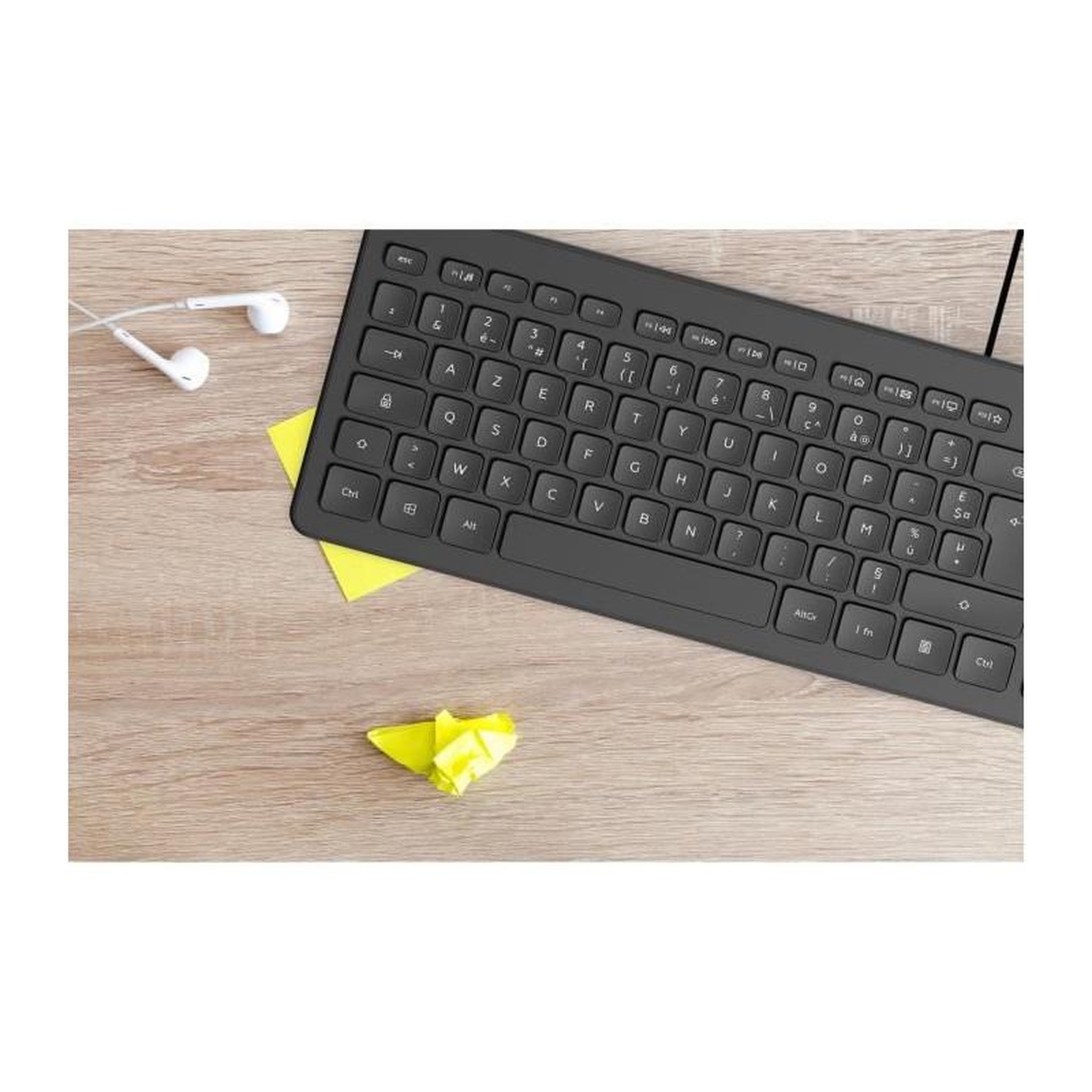 Voir la diapositive 5 : Mobility Lab MOBILITY LAB ML304250 - Clavier PC Business Filaire avec 2 hub USB integre - Noir