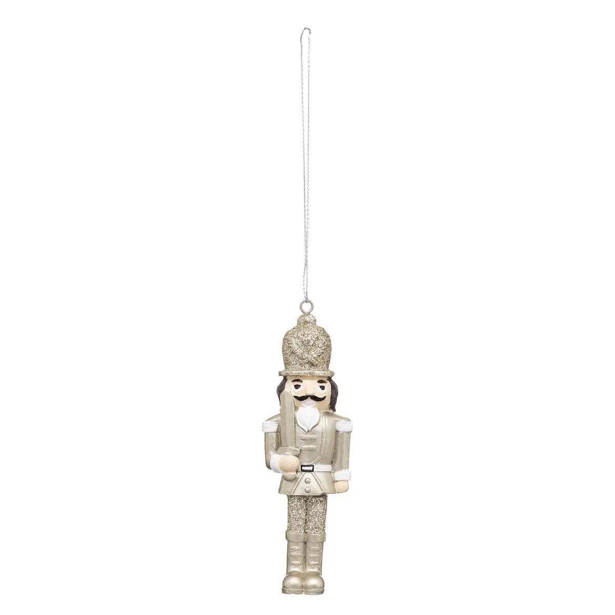 Voir la diapositive 2 : ATMOSPHERA Lot de 3 sujets de noël  casse noisette  10cm or
