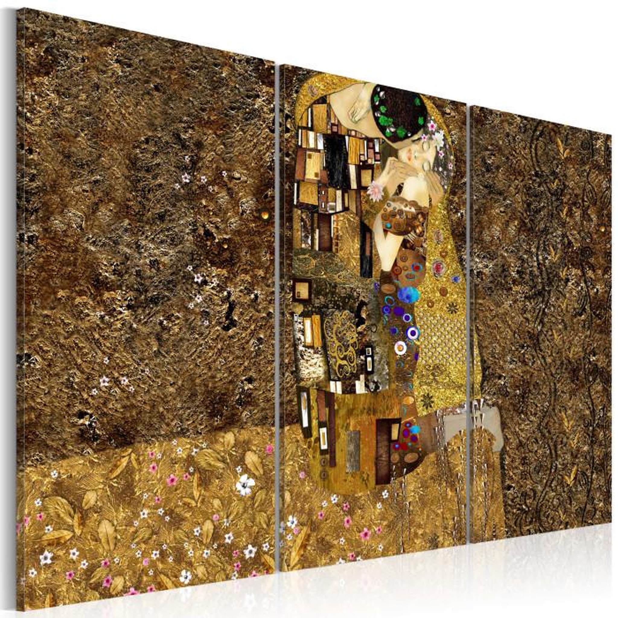 Paris Prix Tableau Imprimé  Klimt InspirationBaiser. Coloris disponibles : Multicolore