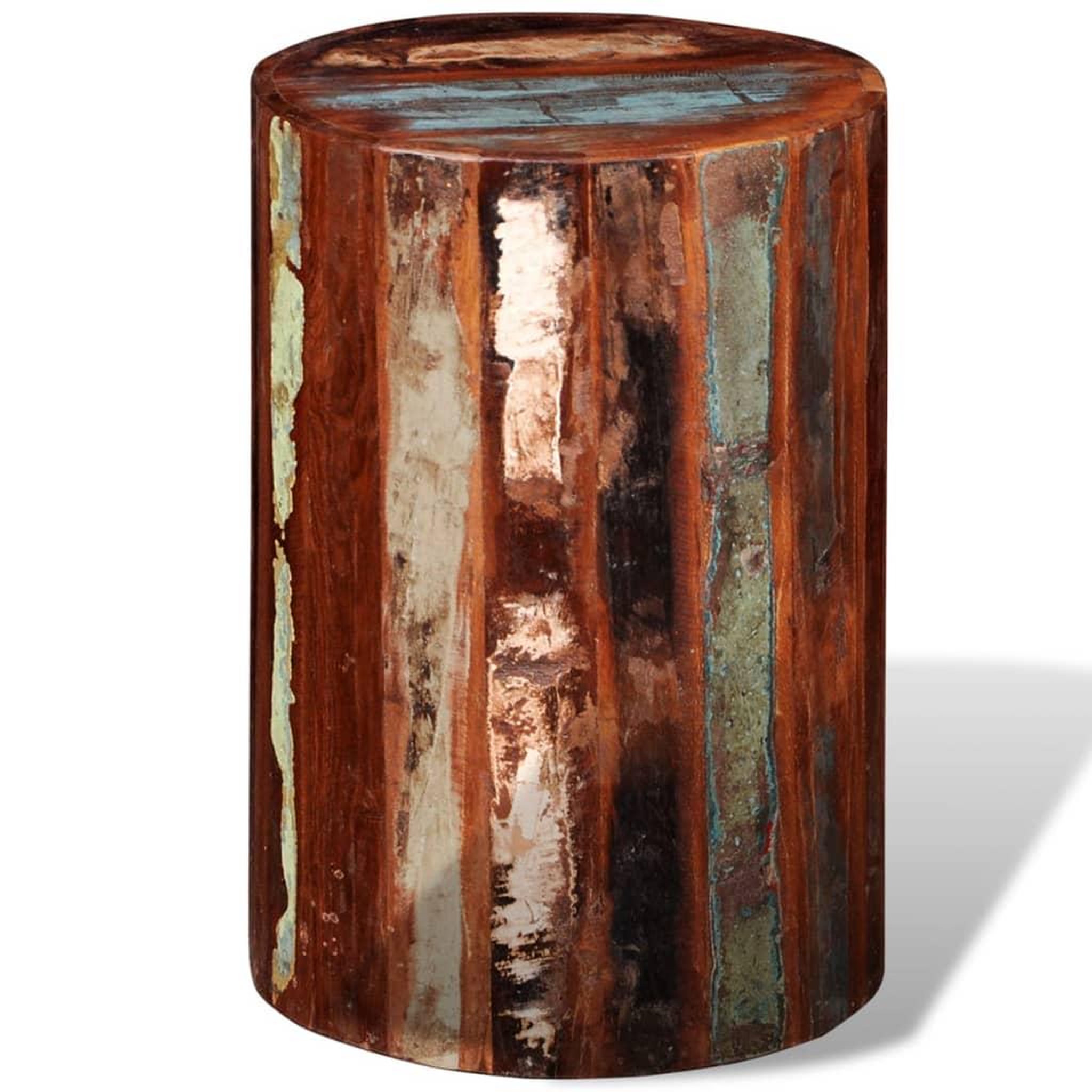Voir la diapositive 4 : VIDAXL Tabouret Bois de recuperation massif