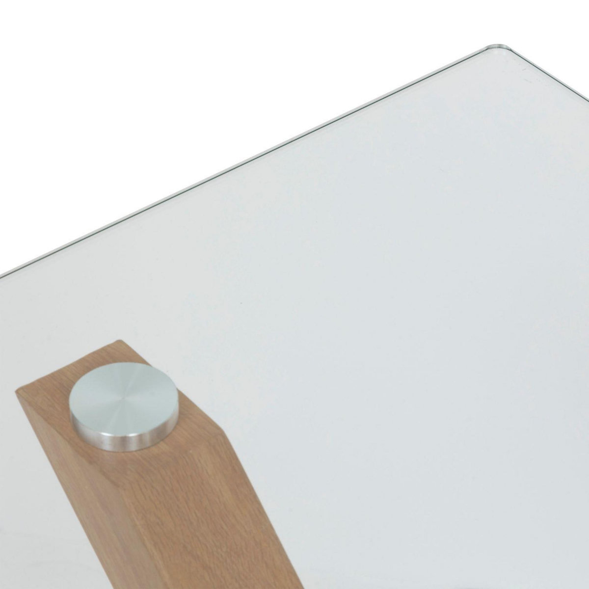 ATMOSPHERA Table à manger en verre pour 6 personnes JOREL