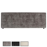 IDIMEX Tête de lit ELOWA 160 sur pieds, en tissu. Coloris disponibles : Gris, Noir