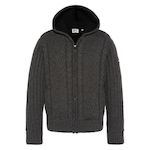 Schott Veste en Sherpa Zippé eHomme Schott PLENZO. Coloris disponibles : Gris