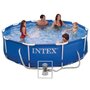 INTEX Kit piscine tubulaire ronde 3,66 x  0,76 m avec pompe