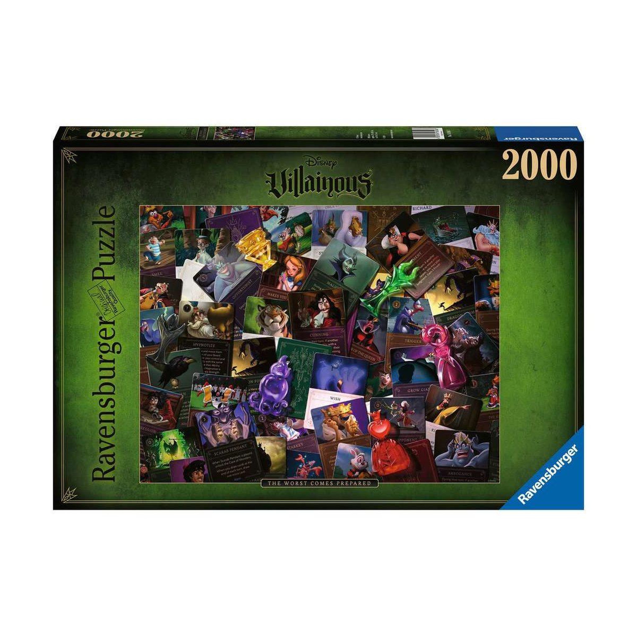 RAVENSBURGER Puzzle 2000 p - les méchants disney