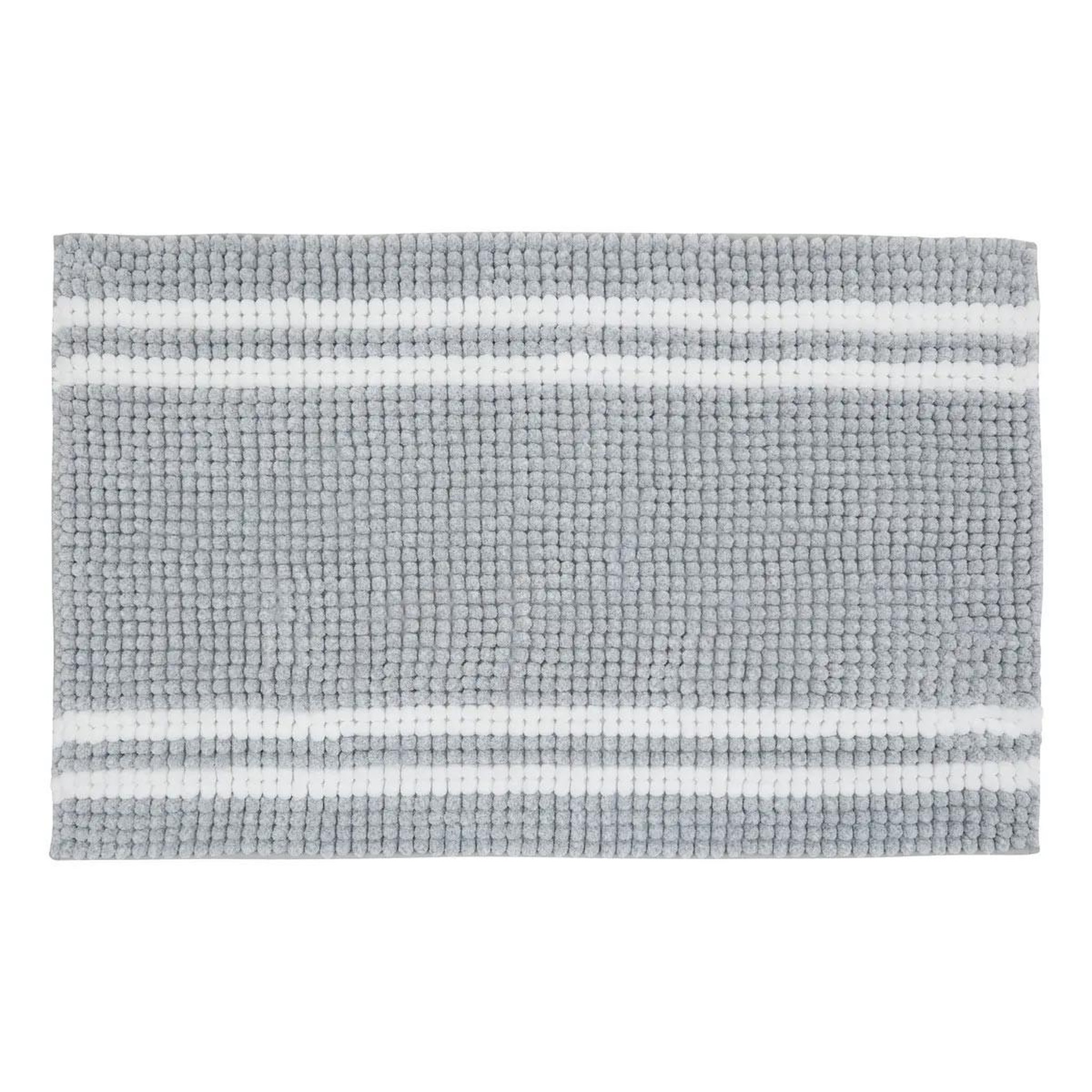 FIVE Tapis de bain  mini chenille  50x80cm gris
