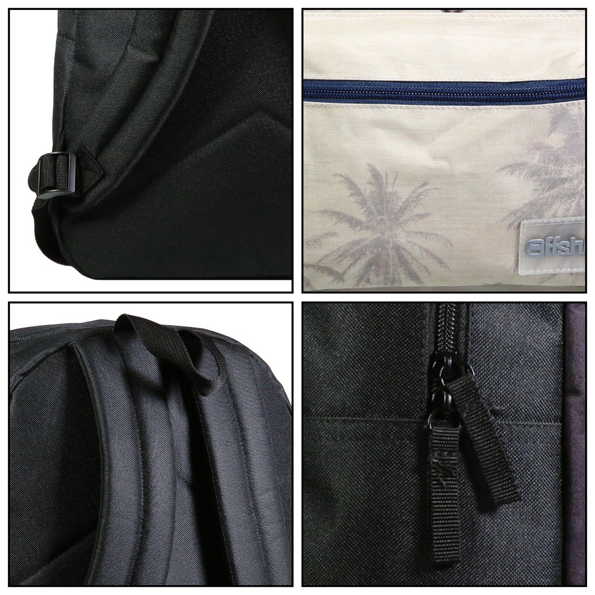Voir la diapositive 6 : Bagtrotter BAGTROTTER Sac à dos 1 compartiment Offshore Beige Van & Surf