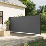 VIDAXL Auvent lateral retractable anthracite 180x300 cm