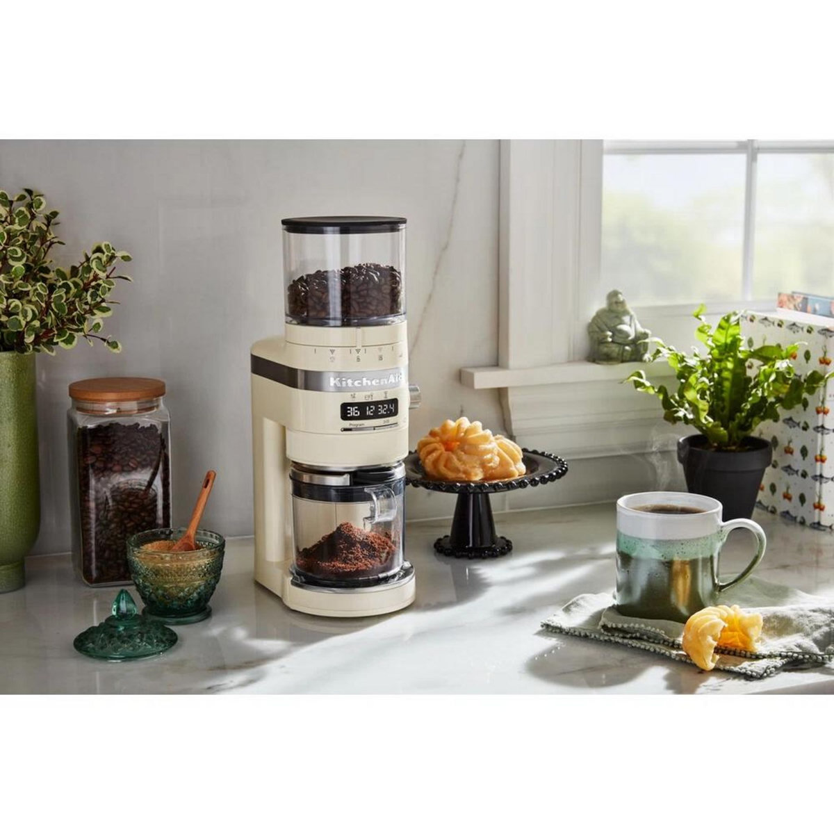 KitchenAid Moulin à café 340g 240w crème - 5kcg8433eac