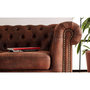 Voir la diapositive 3 : LISA DESIGN Winston - canapé d'angle chesterfield - 4 places - style industriel - gauche