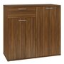 Voir la diapositive 2 : VIDAXL Buffet Chêne marron 80x36x75 cm Bois d ingénierie