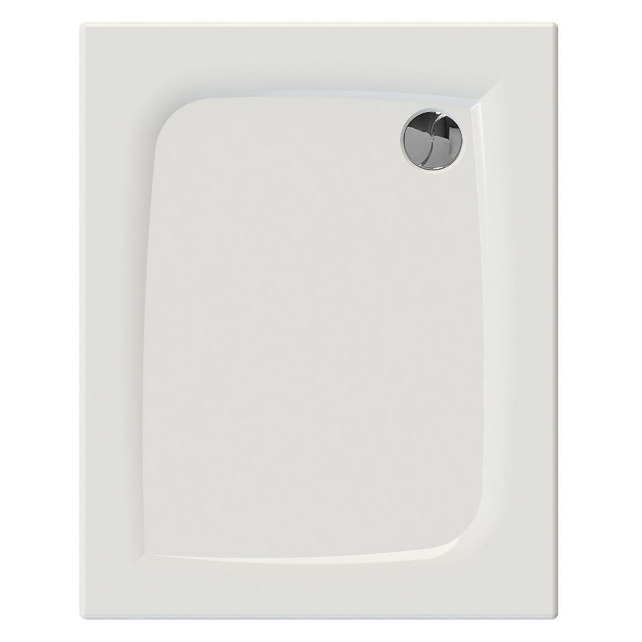 ALLIBERT Receveur de douche rectanglulaire design JACANA - Blanc