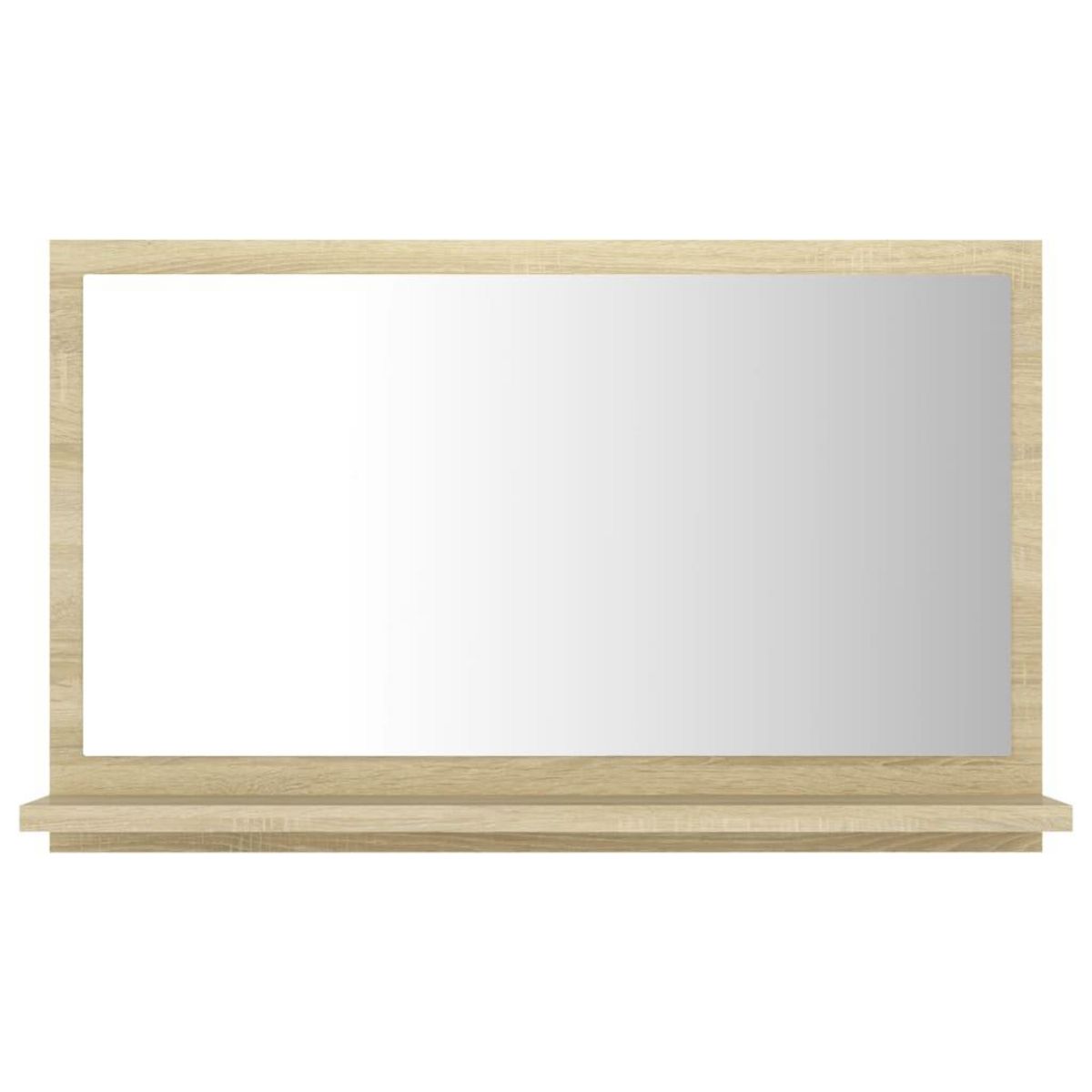 VIDAXL Miroir salle de bain Chene sonoma 60x10,5x37 cm Bois ingenierie