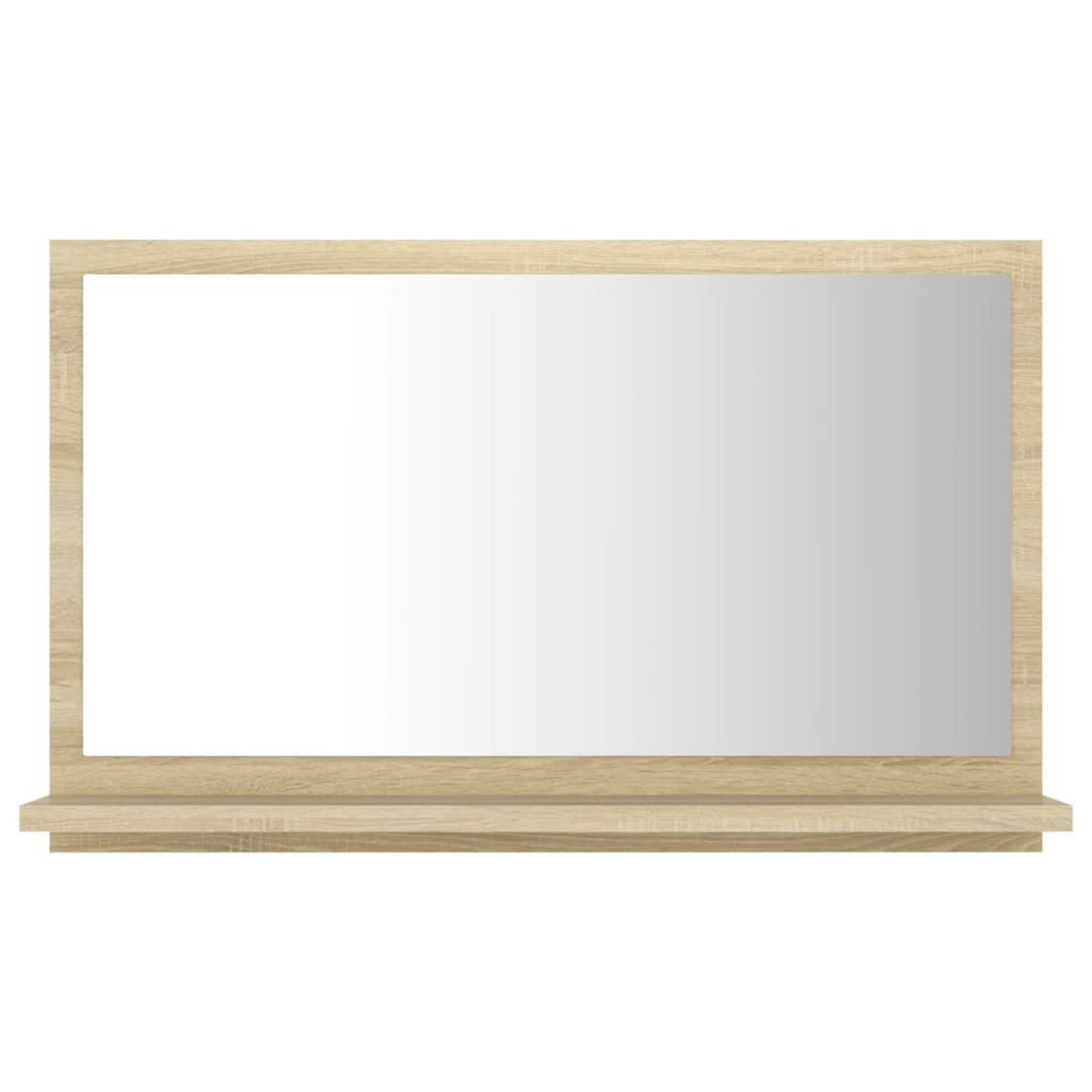 VIDAXL Miroir salle de bain Chene sonoma 60x10,5x37 cm Bois ingenierie
