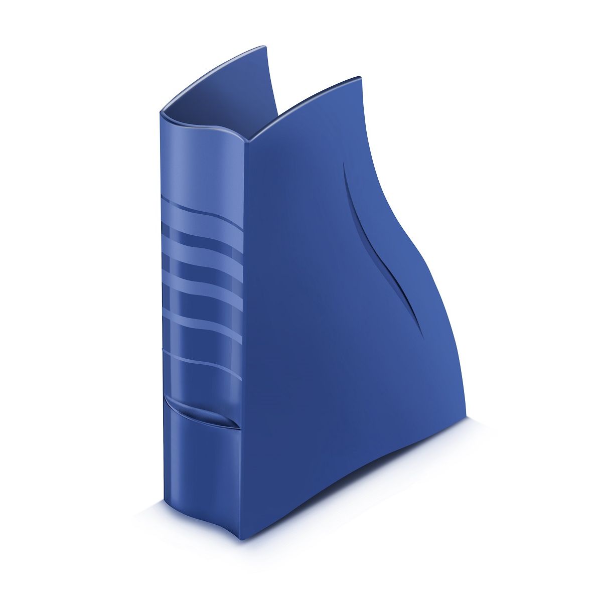 AUCHAN Range revues en polystyrène bleu