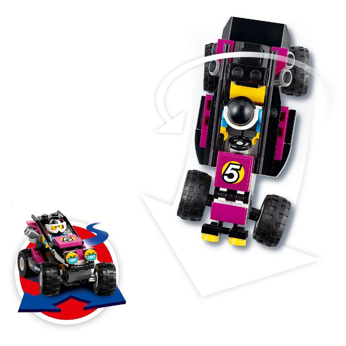 LEGO City 60288 Le transport du buggy de course