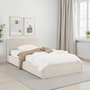 Voir la diapositive 2 : IDIMEX Lit simple BELARTI 90 x 190 cm rembourré, revêtement en tissu