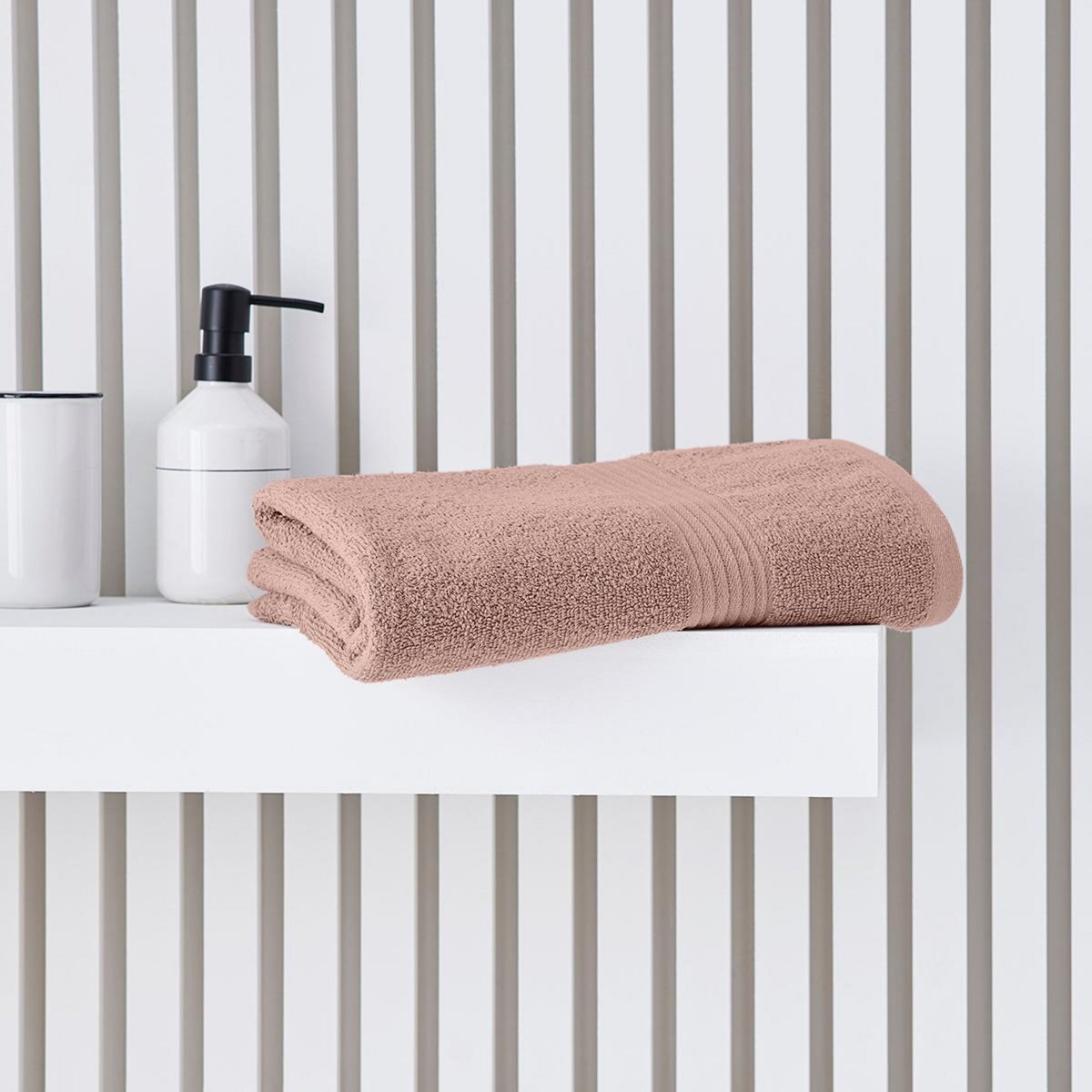 TODAY Serviette de toilette unie en coton 450 g/m²