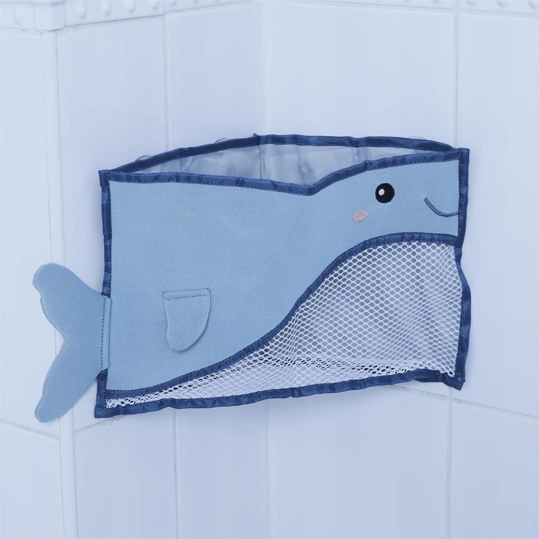 Voir la diapositive 2 : Tom & Zoé Sac Jouets de Bain Bébé  Baleine  36cm Bleu