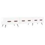 Voir la diapositive 2 : VIDAXL Meuble TV blanc brillant 150x36x30 cm bois d'ingenierie