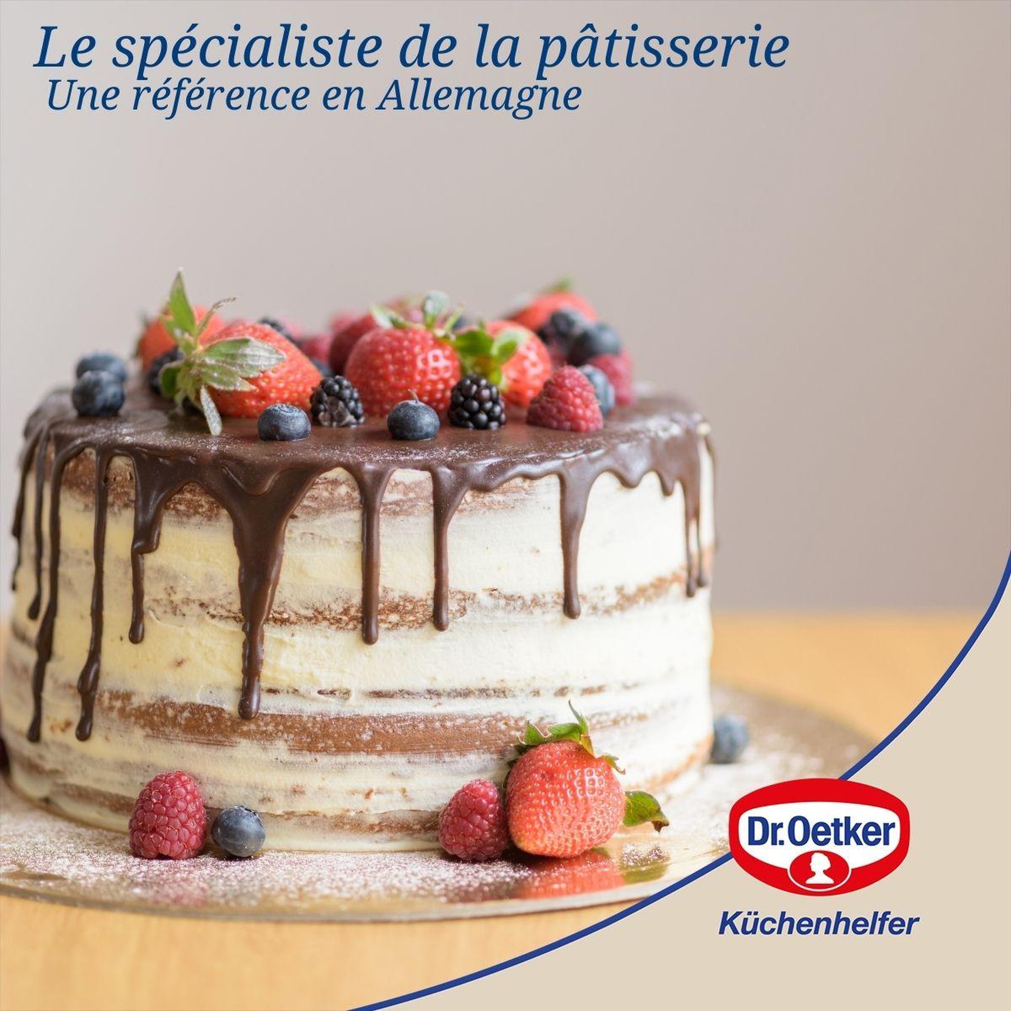 Voir la diapositive 6 : DR.OETKER Moule à charnière rectangulaire 38 x 25 cm dr oetker back-trend