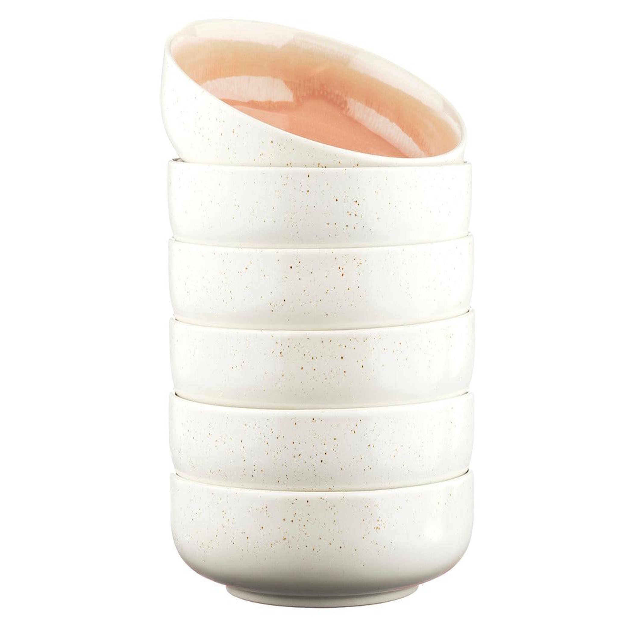 Voir la diapositive 3 : BJORN Bol oxygen ø22cm - 6 pièces - rose poudre