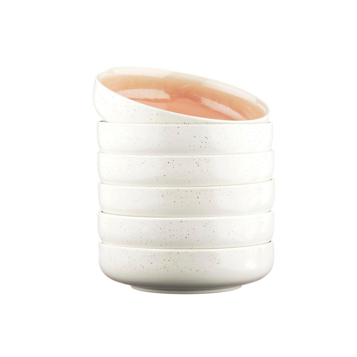 BJORN Bol OXYGEN Ø22cm - 6 pièces - Rose poudre