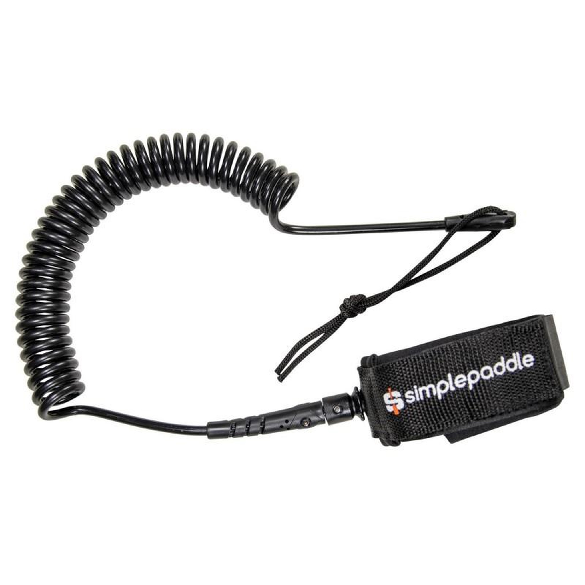 SIMPLE PADDLE Leash spirale Simple Paddle 10' / 305 cm pour Stand Up Paddle - Universel