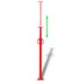 Voir la diapositive 3 : VIDAXL Etai 180 cm rouge