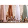 Voir la diapositive 4 : ATMOSPHERA Ciel de lit double gaze de coton rose