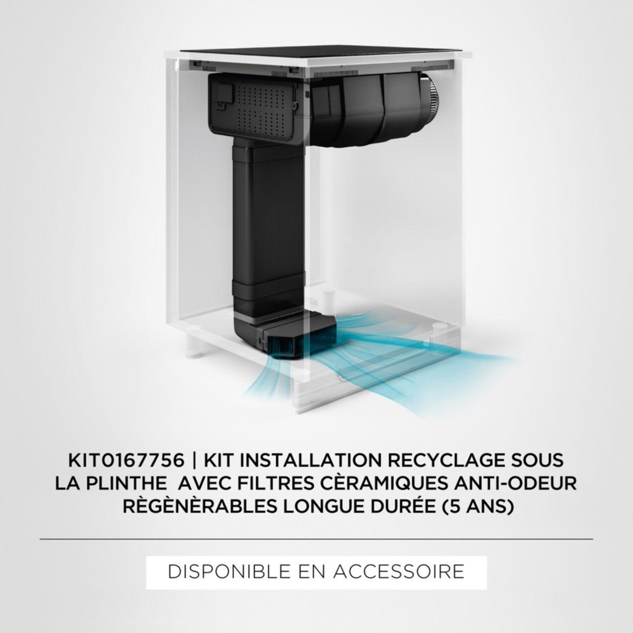 Voir la diapositive 2 : ELICA Kit cheminée évacuation kit0167756 nikolatesla intérieur plinthe
