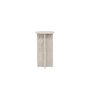 Voir la diapositive 3 : Paris Prix Table d'Appoint Effet Marbre  Alesund  75cm Beige