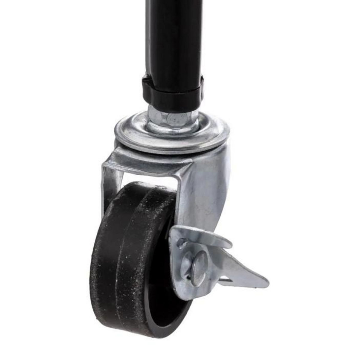 FIVE Desserte de Cuisine 3 Niveaux  Coins  80cm Noir