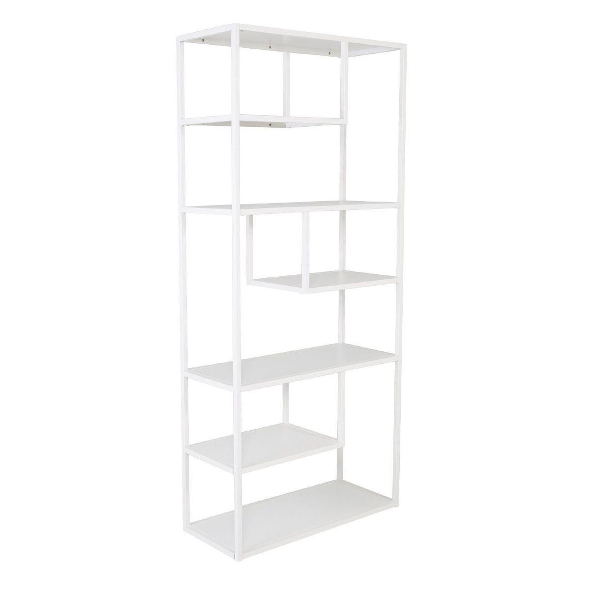 Voir la diapositive 1 : Paris Prix Étagère bibliothèque 6 niveaux  staal  188cm blanc