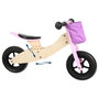 Voir la diapositive 4 : SMALL FOOT Small Foot - Wooden Tricycle and Balance Bike 2in1 Pink 11611