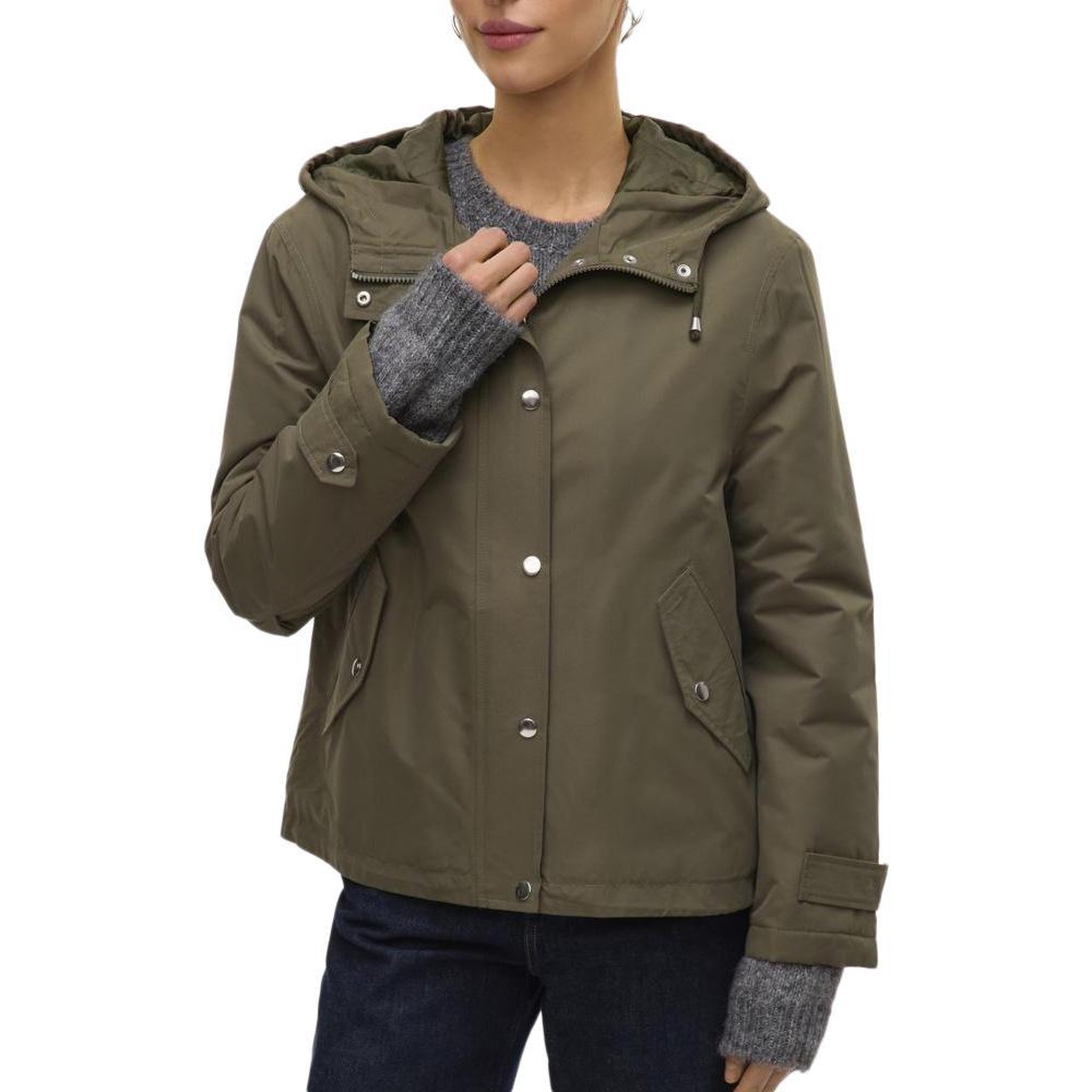 Vero Moda Manteau Kaki Femme Vero Moda Gail. Coloris disponibles : Vert