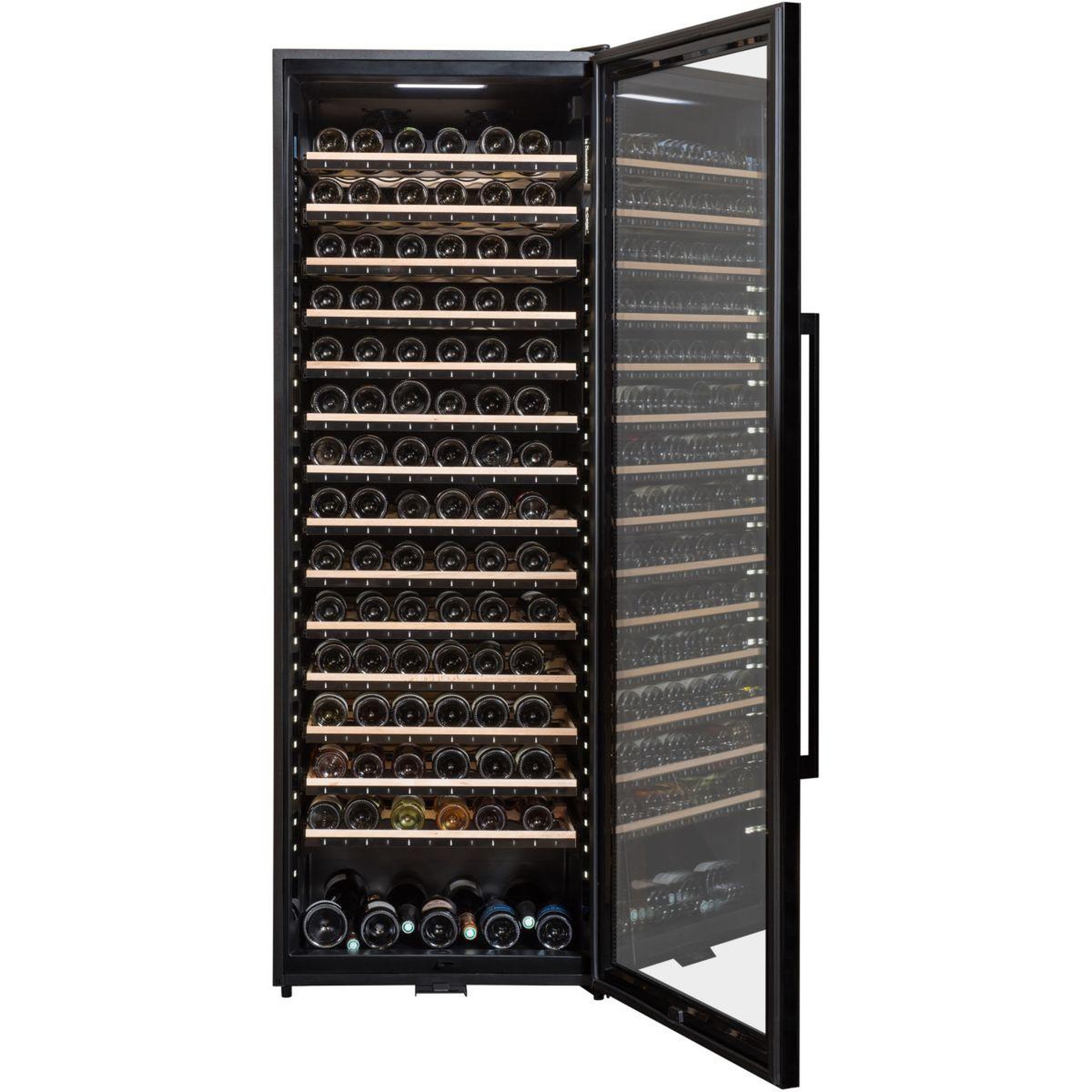 Voir la diapositive 4 : LA SOMMELIERE Cave à vin vieillissement ECELLAR connectée 185 bouteilles