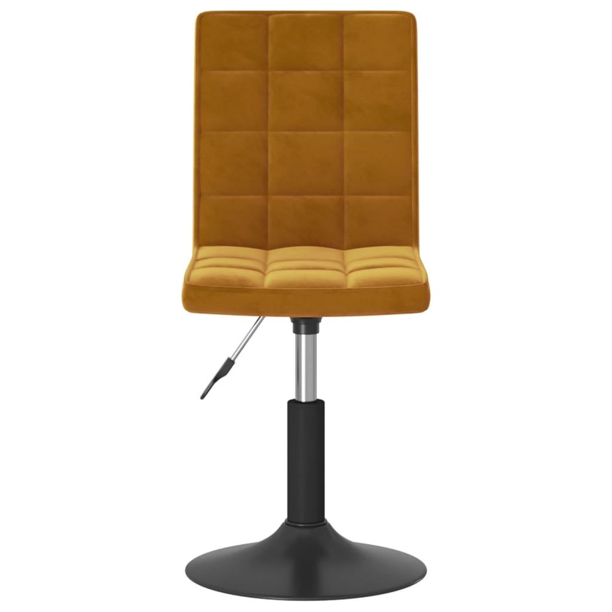 Voir la diapositive 4 : VIDAXL Chaises pivotantes a manger lot de 4 marron velours