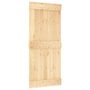 Voir la diapositive 2 : VIDAXL Porte NARVIK 90x210 cm bois massif de pin