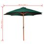 Voir la diapositive 6 : VIDAXL Parasol Vert 258 cm
