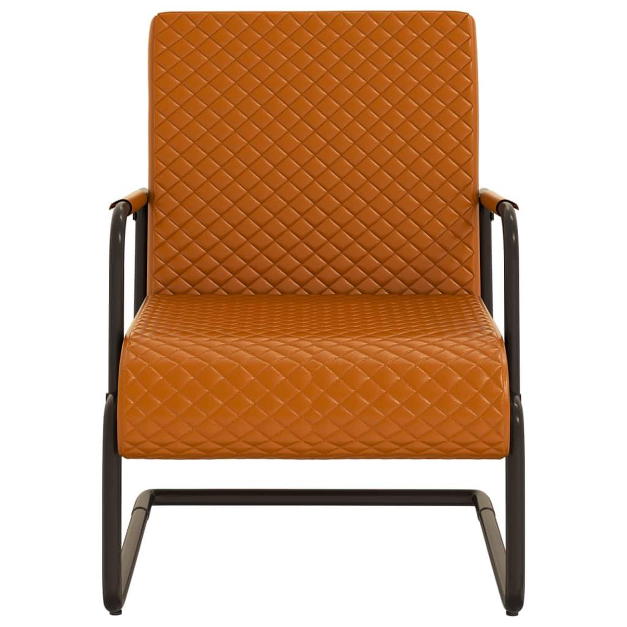 Voir la diapositive 2 : VIDAXL Chaise cantilever Marron Similicuir